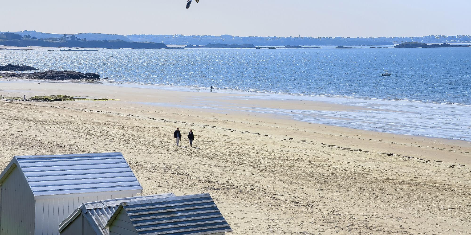 La mer et la plage à Lancieux diaporama